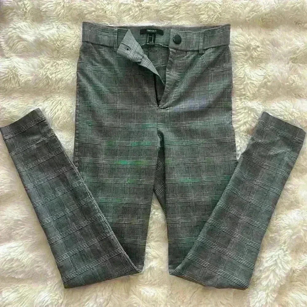 Forever 21 Plaid Dress Pants